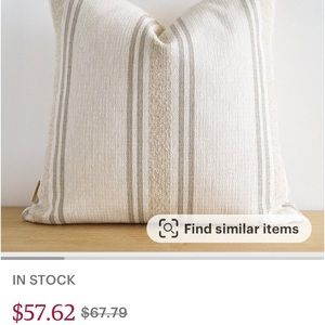 Pillow cover to fit 20x20 insert. Brand new-never used.